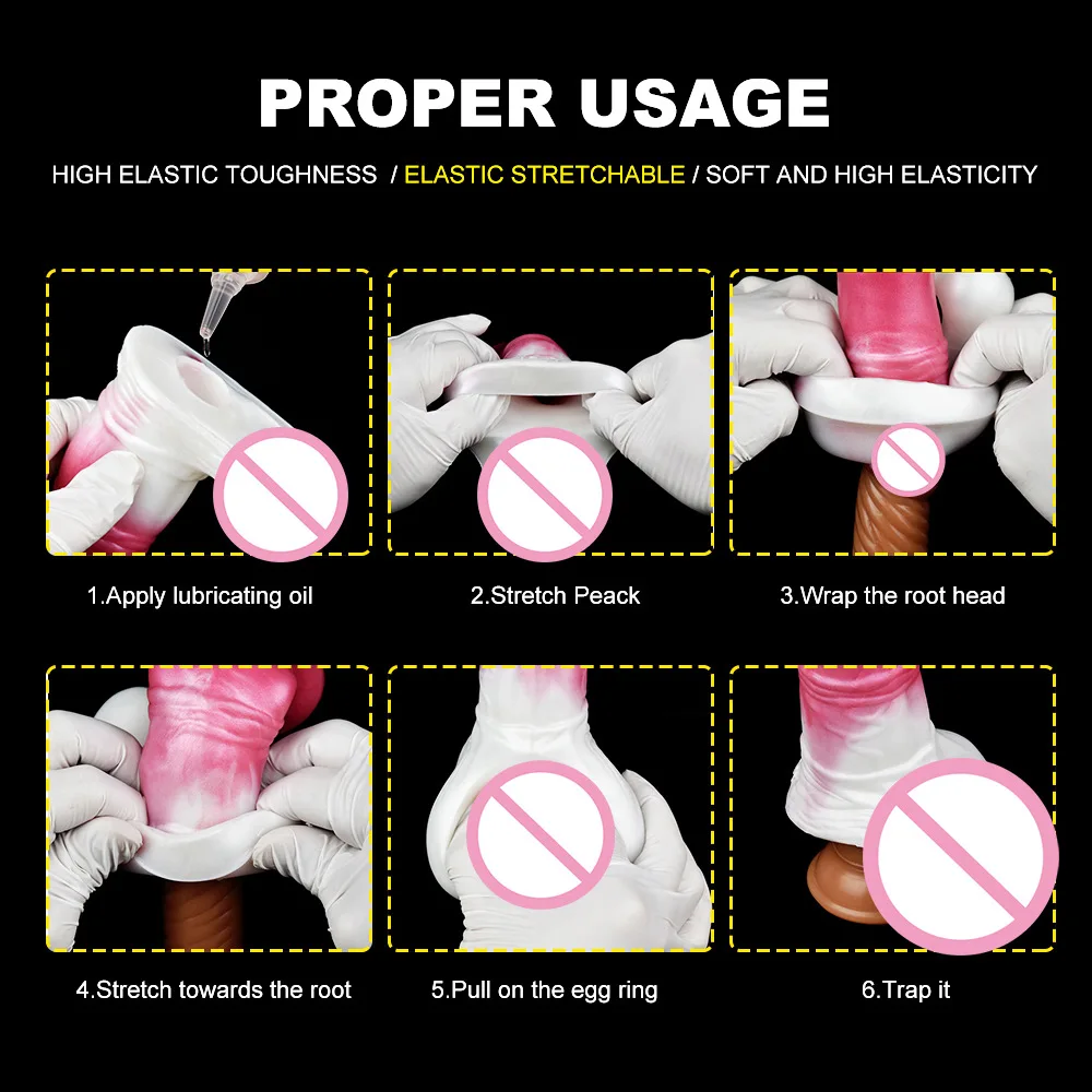 Mainan seks ketat silikon S L ukuran dapat melar lengan Penis kuda fantasi lembut untuk pria Dildo berongga pembesar & perpanjangan