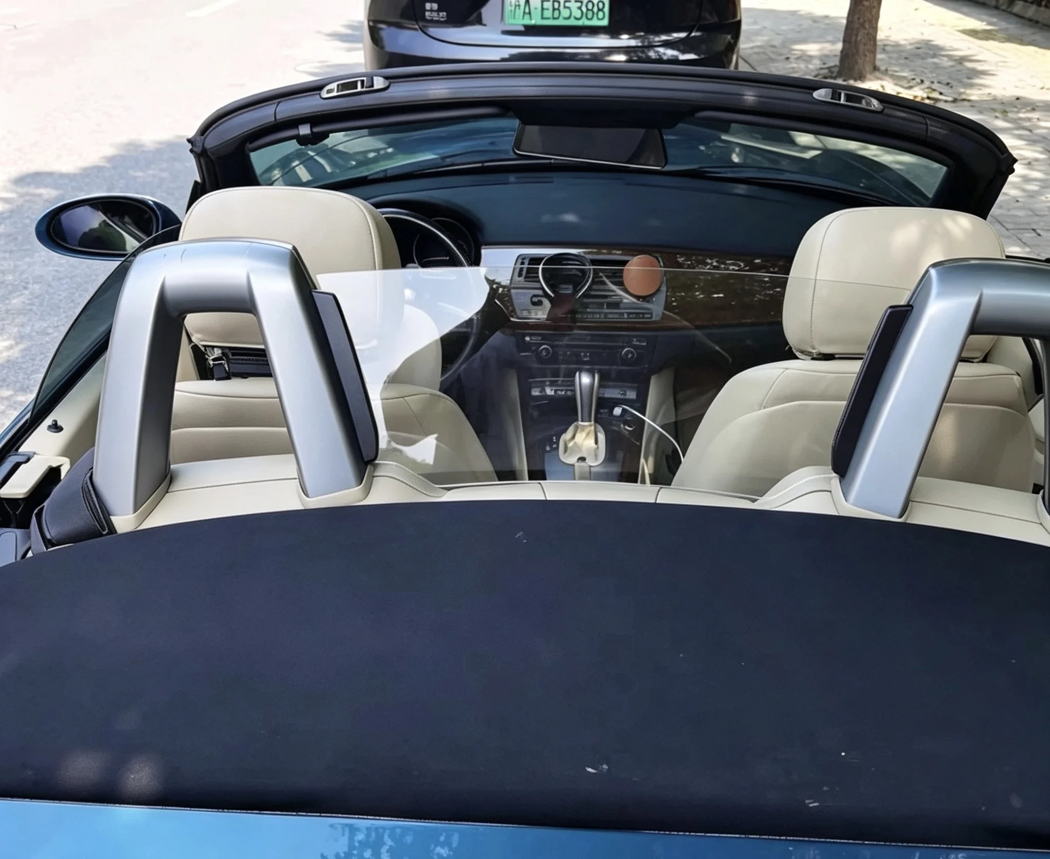 Wind deflector and rear spoiler decoration / spoiler trim for BMW Z4 E85 (2003–2007), auto parts.