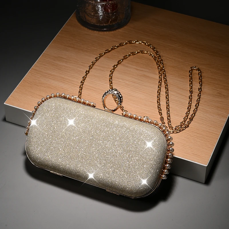 New Trend Rhinestone Evening Bags Ladies Crystal Clutch Bag Women Chain Party shoulder Bag for women wedding dress gift hand bag