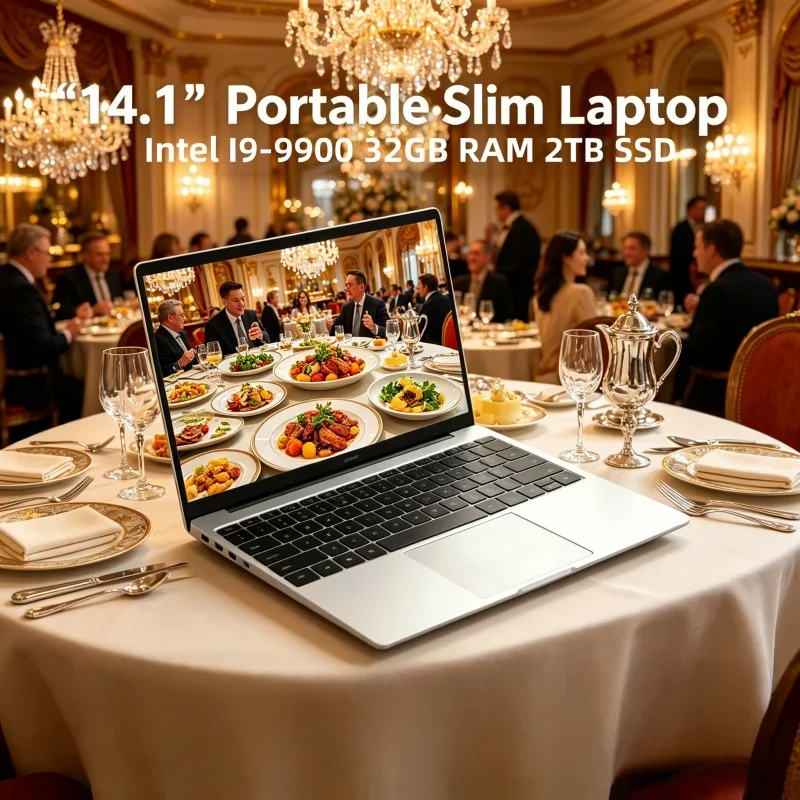 

Cost-effective 14.1" Slim Laptop, Intel i9-9900, 120Hz FHD IPS, 32GB huge RAM, backlit keyboard