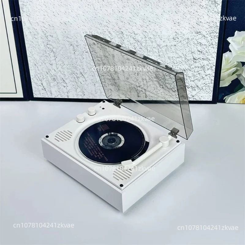 Retro CD player, music disc, album player, portable charging, wireless bluetooth speaker