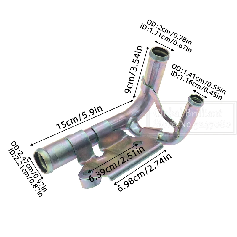 SH20-15-290A Motorkühlmittel-Bypassrohr für Mazda 3 BM BN Mazda 6 GJ GL CX-5 KE 2.2L 2012–2019 SH 2015290 A – Detail 3
