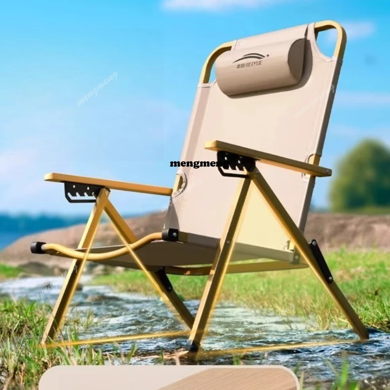 

Low Profile Folding Camping Chairs Portable Nature Steel Sun Camping Chairs Outdoor Travel Silla Plegable Infantil Furniture