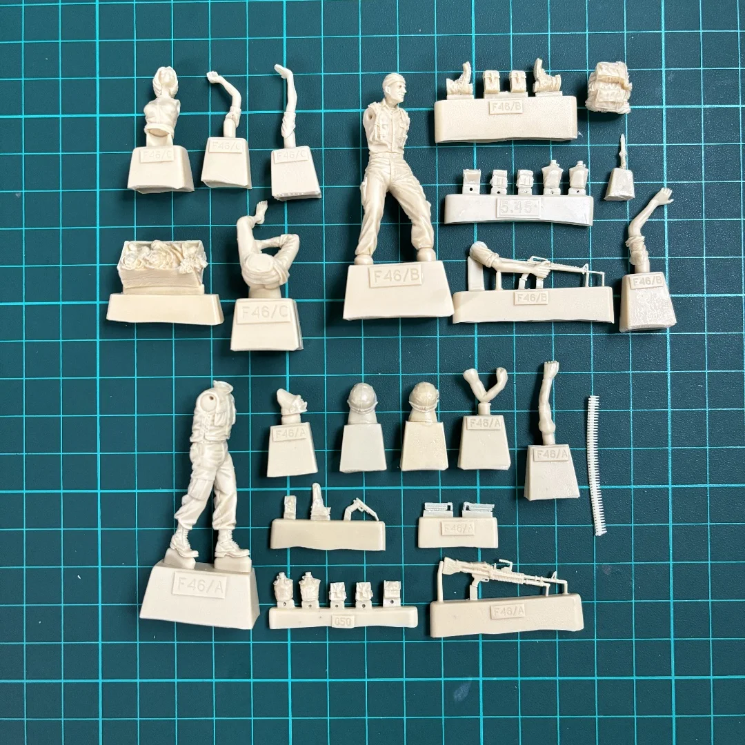 1/35 Resin unpainted model Kit, American Soldier and Vietnamese Country Girl (3 persons) Unassembled and unpainted GK,1101R