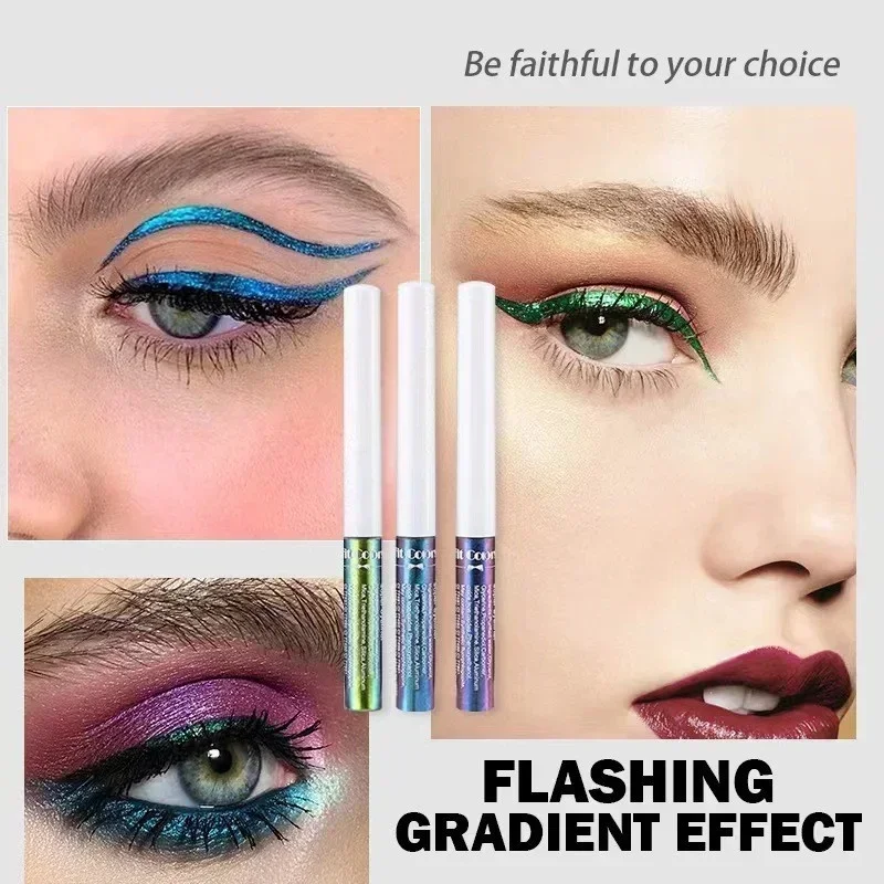 Optical Chameleon Liquid Eyeliner Pen Fit Colors Magic Stage Pearlescent Liquid Eyeliner Makeup