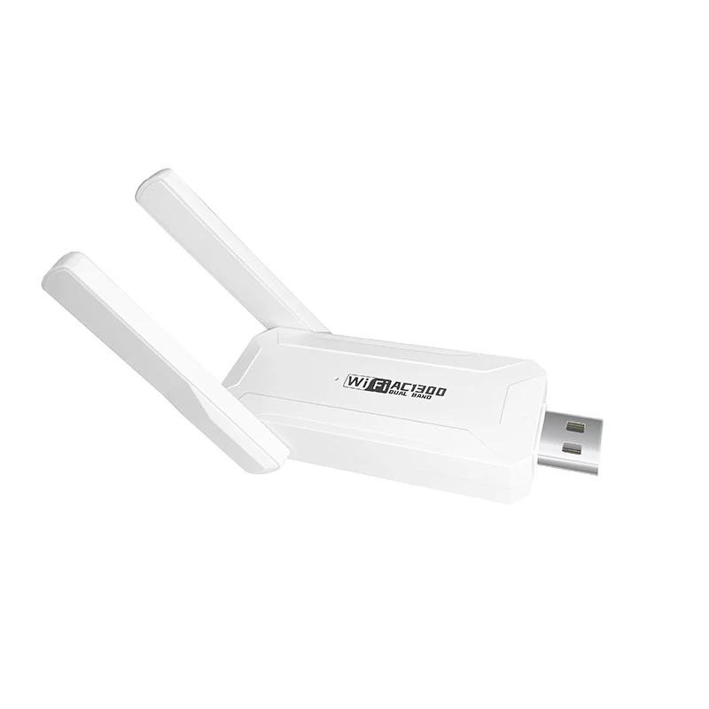 1300Mbps USB WiFi Adapter Dual Band 2.4G 5Ghz Wi-Fi Dongle Driver Free Wireless Wifi Receiver Network Cards for Laptop