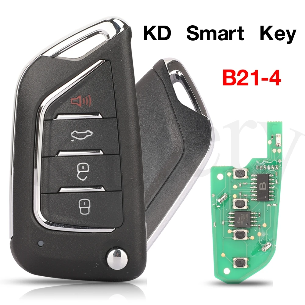 

jingyuqin 4BTN B21-4 Universal B Series Remote Control For KD MAX /KD900/URG200/mini KD/KD-X2 Generate New Remote Keys H Style