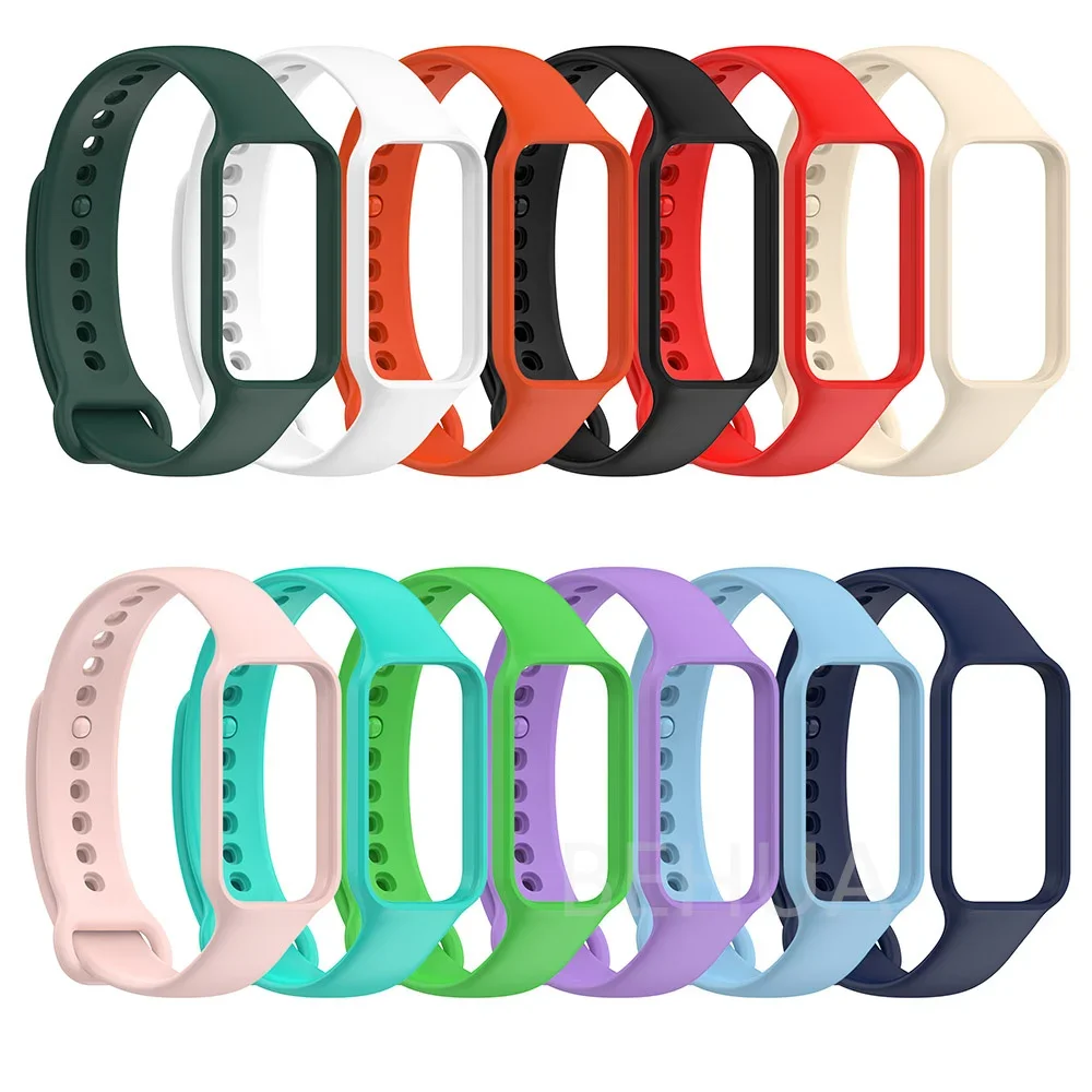 Cinturino in Silicone per XiaoMi Redmi smart band2 cinturino per cinturino Redmi Band 2 cinturino di ricambio per cinturino + pellicola protettiva