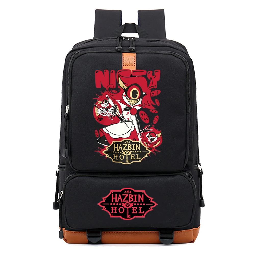 

2025 горячий фильм Hazbin Hotel Niffty школьный рюкзак для ноутбука подростковая студенческая сумка для книг подарок