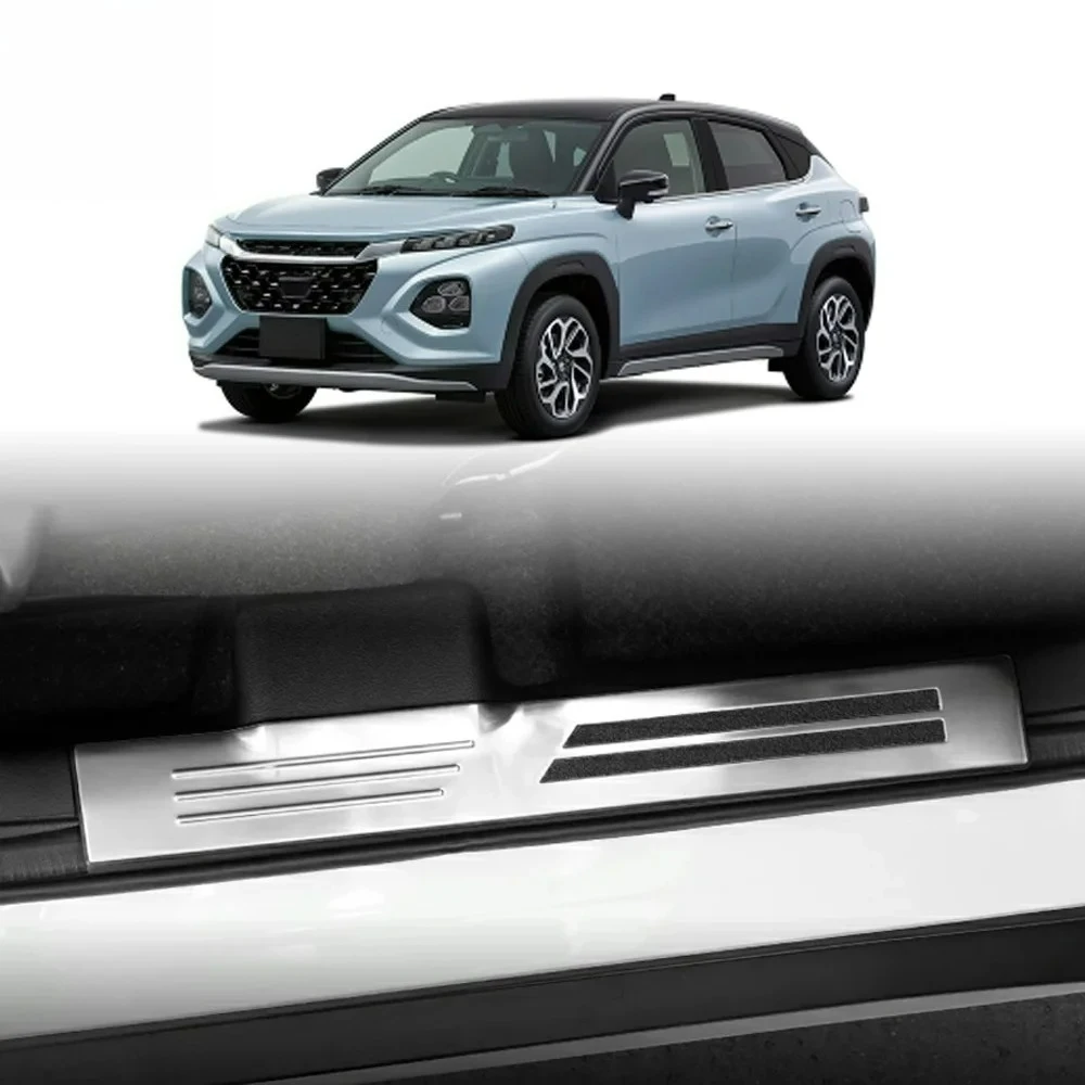 

For Suzuki Fronx WDB3S WEB3S 2024 2025 2026 Stainless Steel Exterior Side Door Pedal Scuff Protector Cover Trim Car Styling