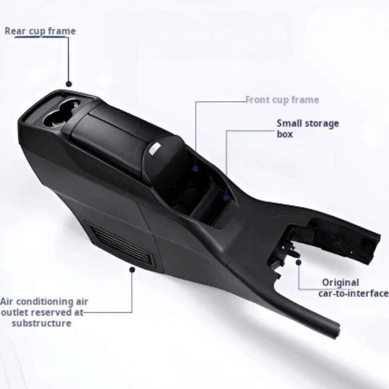 High Quality Metal Car Console Box for Luxury VIP Auto Seat Armrest Box Storage Cover for V250 V260 Vito