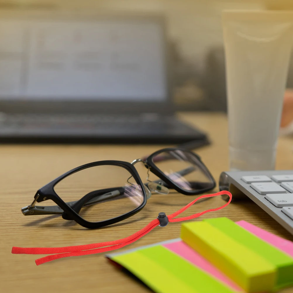 

5Pcs Glasses Strap Sunglasses Chain Eyeglasses Lanyard Elastic Nylon for Men Child Lightweight Practical Gift Sturdy Long Use