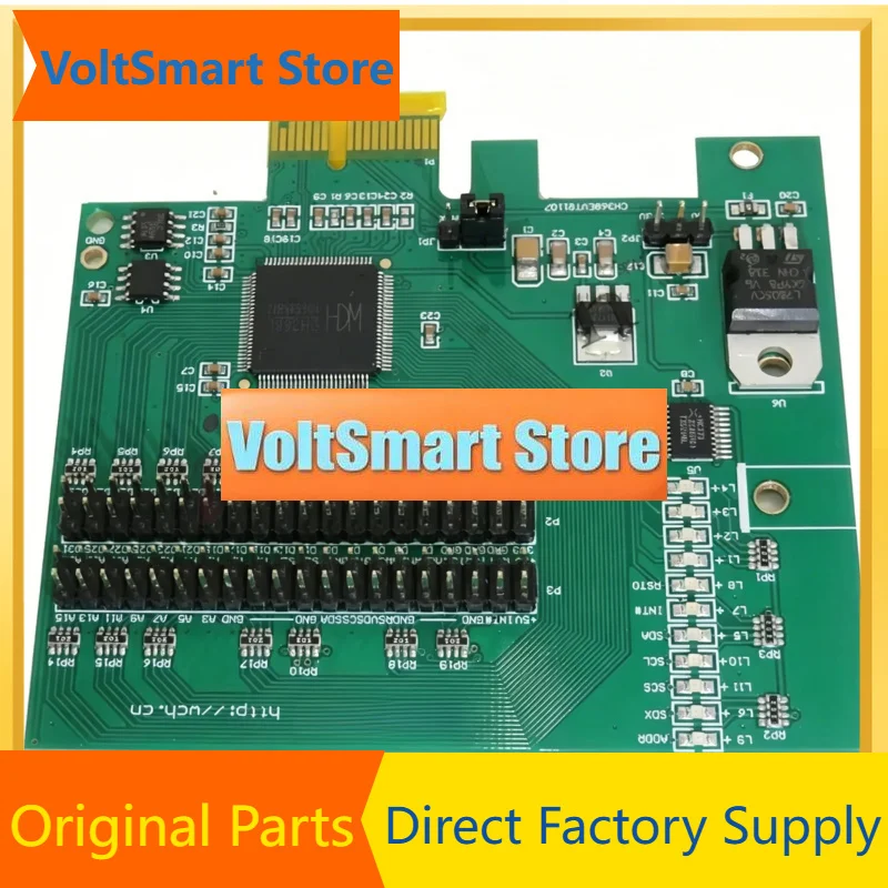 VoltSCH368L-EVT PCIE Development Board CH368 CH368L PCIe To 8/32 Bit Local Bus Evaluation Board