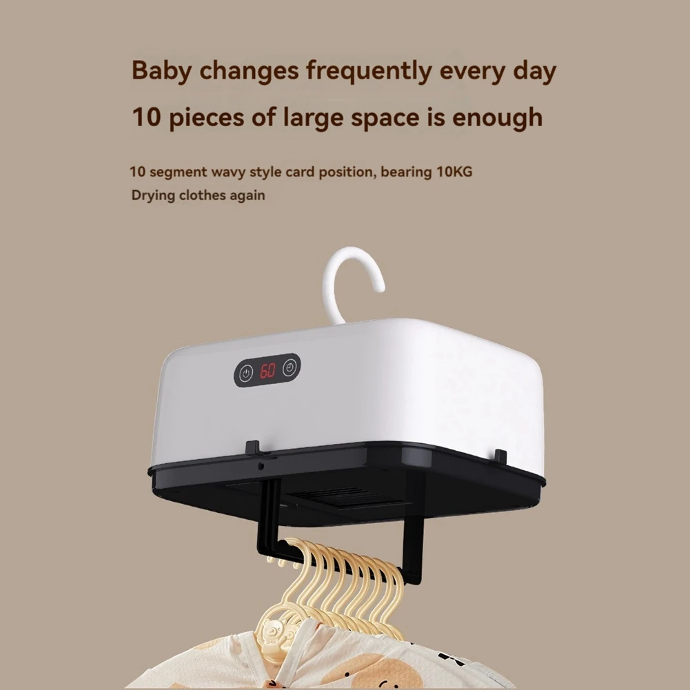 Portable Clothes Dryer for Apartment RV Travel Foldable Mini Dryer Machine for Light Clothes Baby Clothes US Plug B