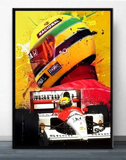 Modern Fashion Racing Car Wall Art Racing Driver F1 Formula 1 HD Canvas Posters and Prints Home Bedroom Living Room Decoration