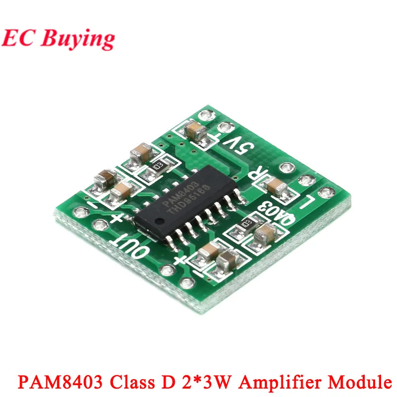 10Pcs/1pc PAM8302A CJMCU-832 PAM8302 2.5W Single Channel Class D Audio Power Amplifier Module Development Board 2*3W PAM8403