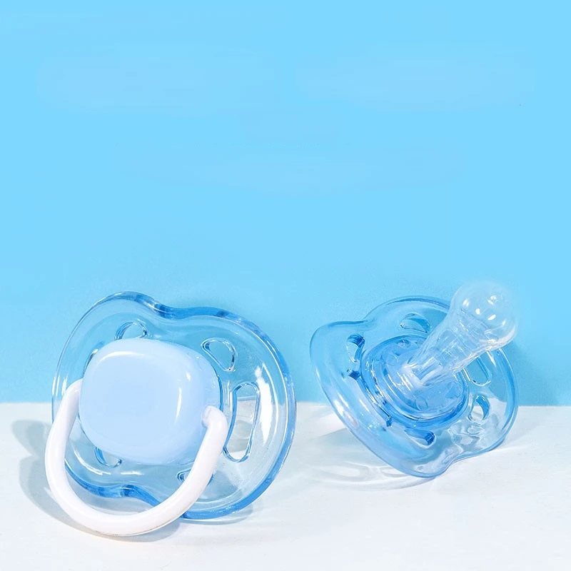 Pacifier High Transparent Baby Silicone Pacifier with Dust Cover Baby Sleep Play Mouth