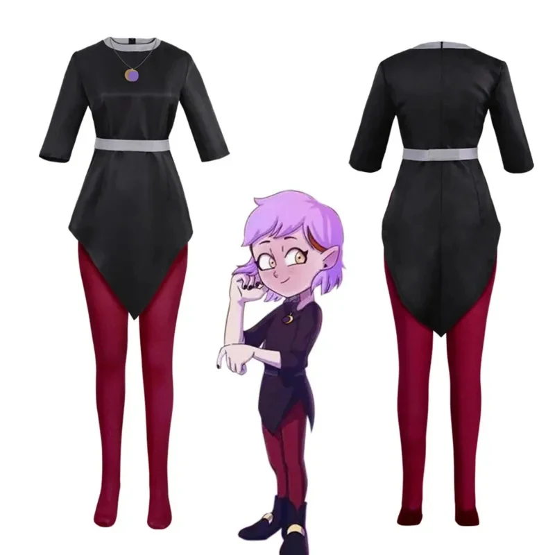 2026 Anime The Owl House Edalyn Clawthorne Amity Blight Night Light Lilith Costume de cosplay, tenue, uniforme, robe pour Halloween NOCXT
