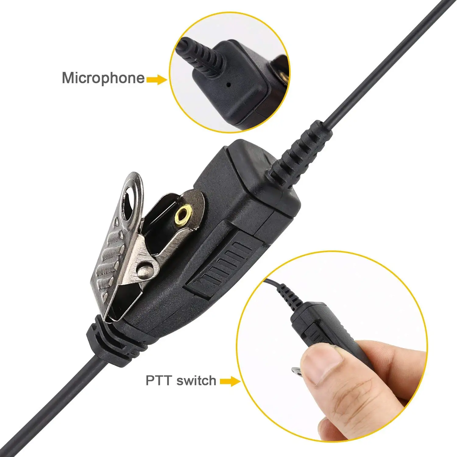 Air Tube Ohrhörer Mikrofon PTT Headset für Motorola Radio MOTOTRBO R6 R7 MXP600 R7A APX N70 APX N50 APX N30 Walkie Talkie Kopfhörer