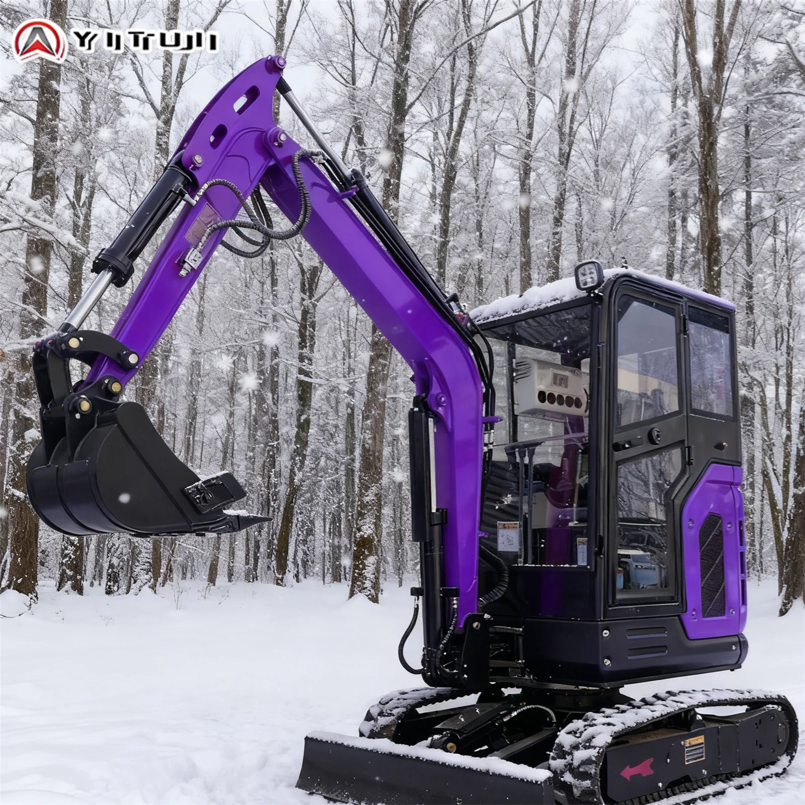 حفارة صغيرة الأكثر شعبية Epa Euro 5 حفارة صغيرة ذات أرجوحة جانبية كبيرة مع ملحقات متعددة مخصصة #1