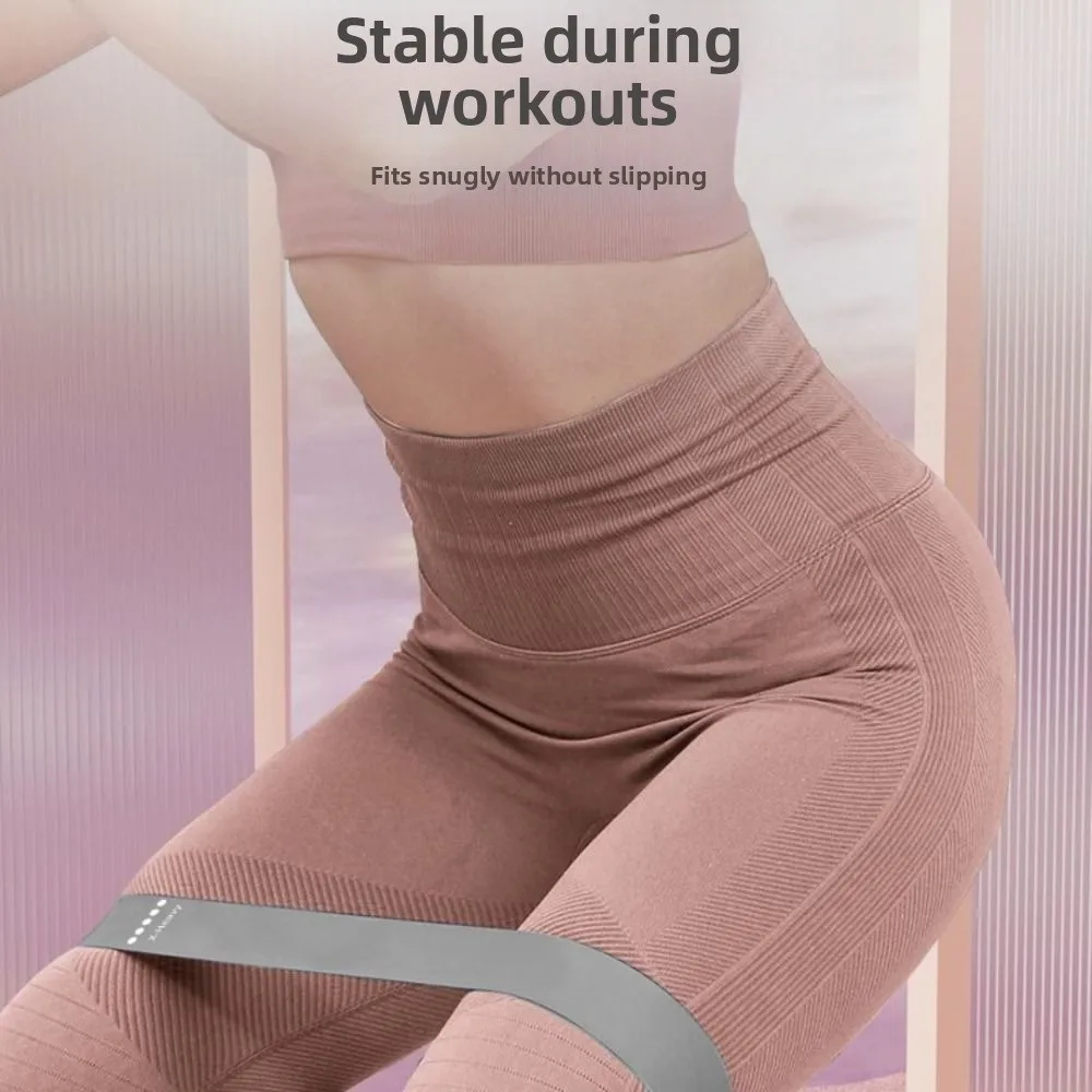 

5-уровневые эластичные ленты для упражнений, утолщенные ленты из ТПЭ для пилатеса, гибкие ленты для йоги, формирующие эспандеры для фитнеса и спорта