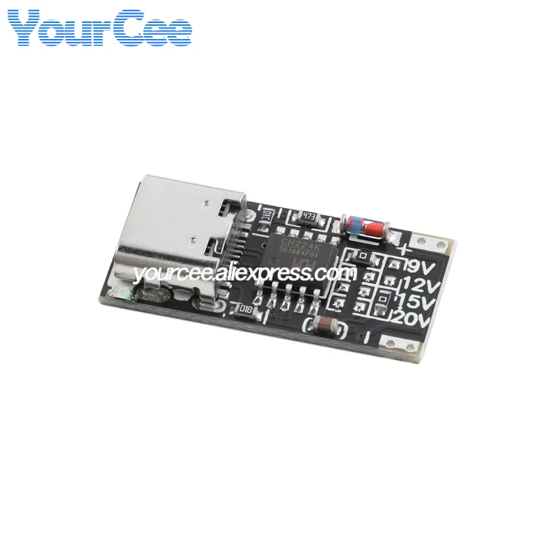 Picture 5: 10pcs/1pc PD/QC CTP9 multi-protocol decoy fast charging charger boost Step Up module 9V 12V 15V 20V adjustable TYPE-C USB