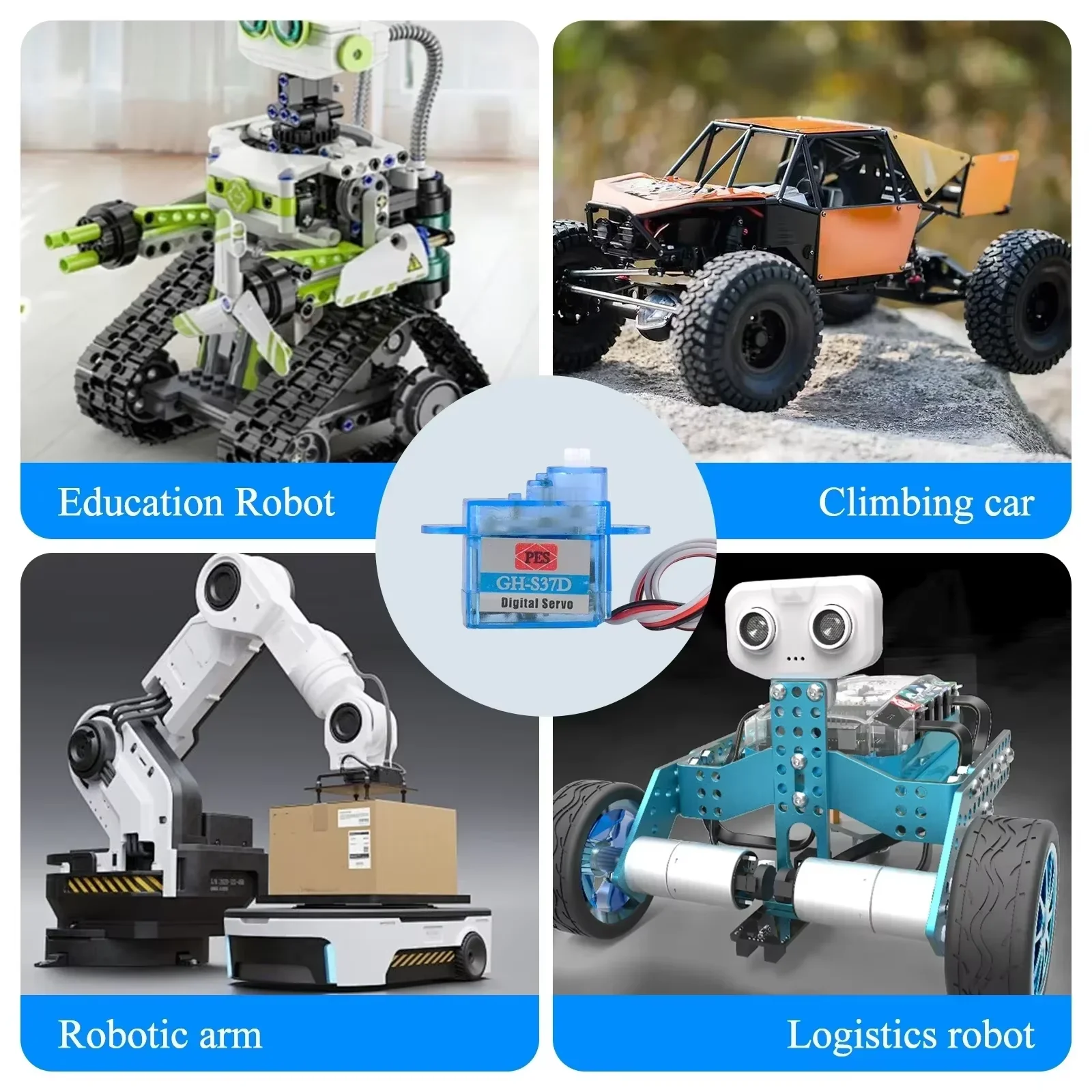 GH-S37D マイクロデジタルサーボミニ超軽量 3.7 グラム 90 度制御航空機飛行方向 RC 飛行機ヘリコプターボート車