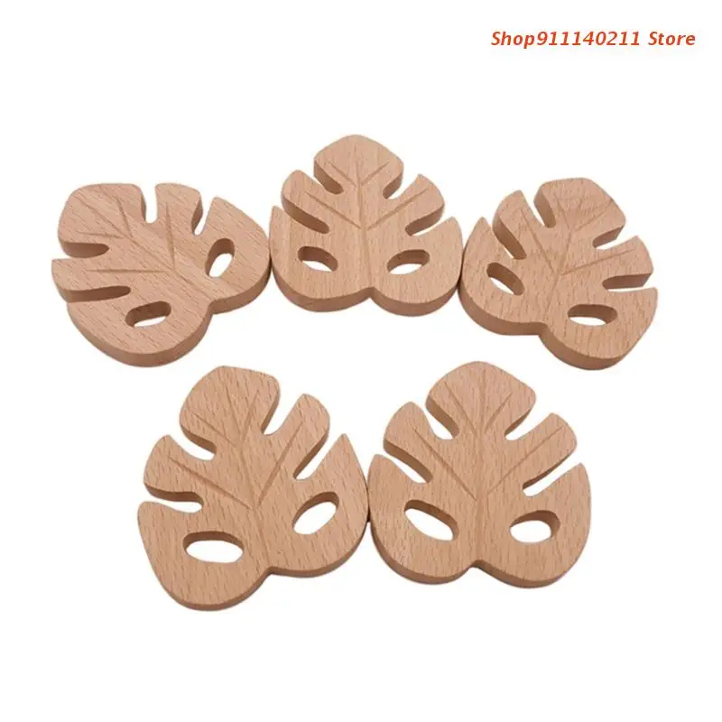 Wooden Elephant Rabbit Heart Love Horse Ring Baby Teether Eco-Friendly Unfinished Baby Grasping Pacifier BPA Free Beech Toy