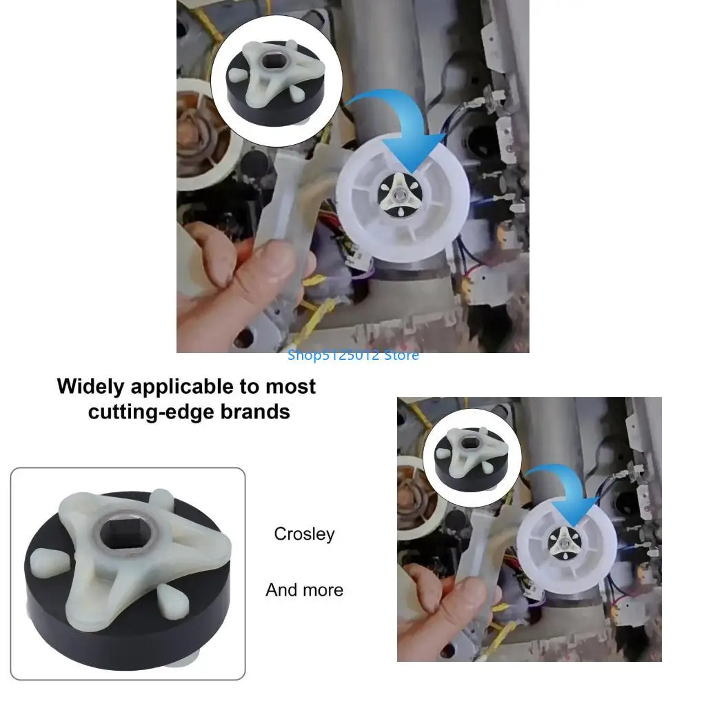 G8TC 285753A Motor Coupling Replacement Part for Washing Machine Plastic Drive Shaft Connector Transmission Accessories