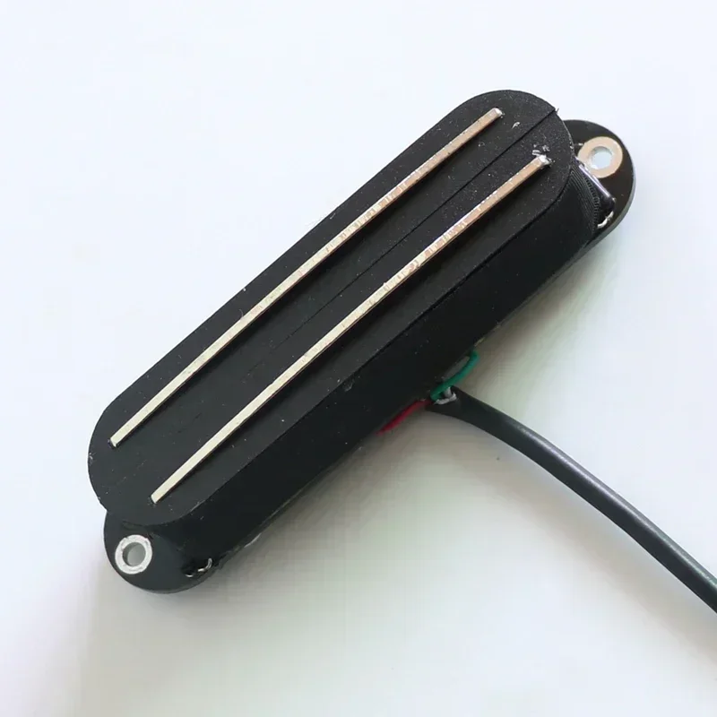 Best Offer Black/white Twin Blade Dual Coil Single Guitar Pickup With Mid-Range Bright Tone