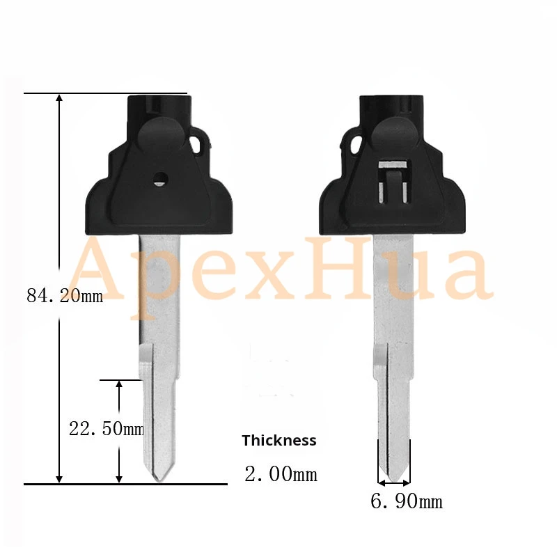 motorcycle key blank, suitable for Kymco motorcycle racing CT250 300 400 cornering LIKE150 dynamic key(including magnet)