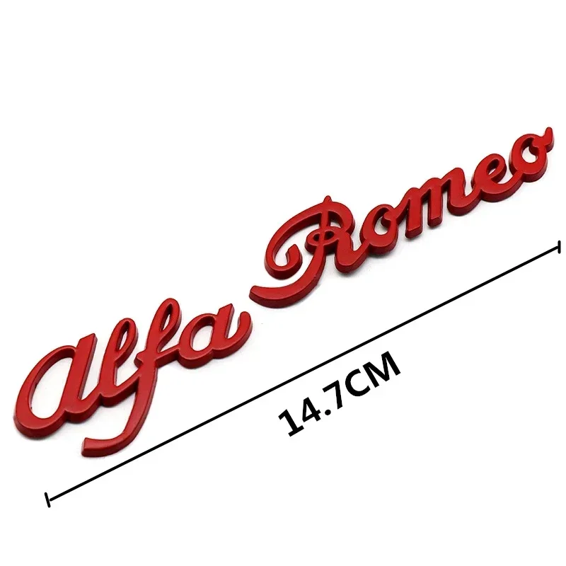 Car Exterior Styling 3D Sticker Auto Body Emblem Accessories For Alfa Romeo 146 147 155 156 159 Stelvio Giulia Giulietta Mito GT