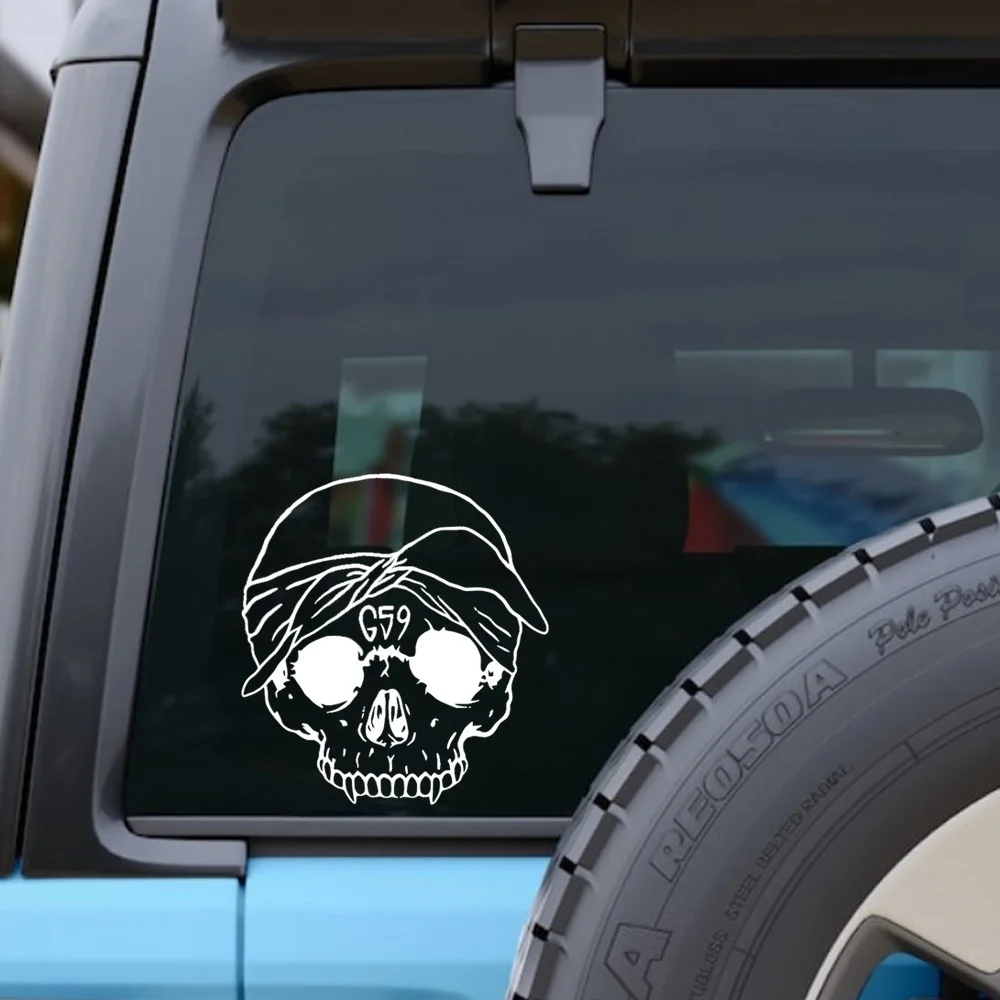1PC Suicideboys G59 Skull Car Stickers Waterproof for Auto Trunk Windshield Windows Vehicles Accessories Durable Vinyl Decals