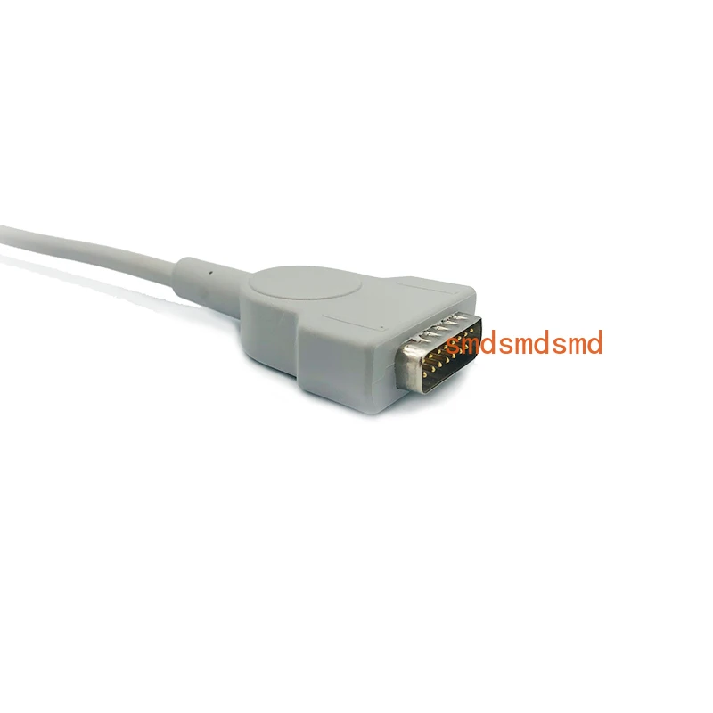 ECG / EKG cable Compatible for GE Marquette MAC 500 800 1100 1200st1600 2000 - DB15 10 leads