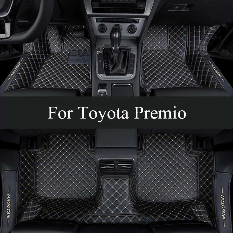 

Car Floor Mats For Toyota Premio Allion T260 2007~2020 Waterproof Carpet Luxury Leather Mat Car trunk mat Auto Rugs