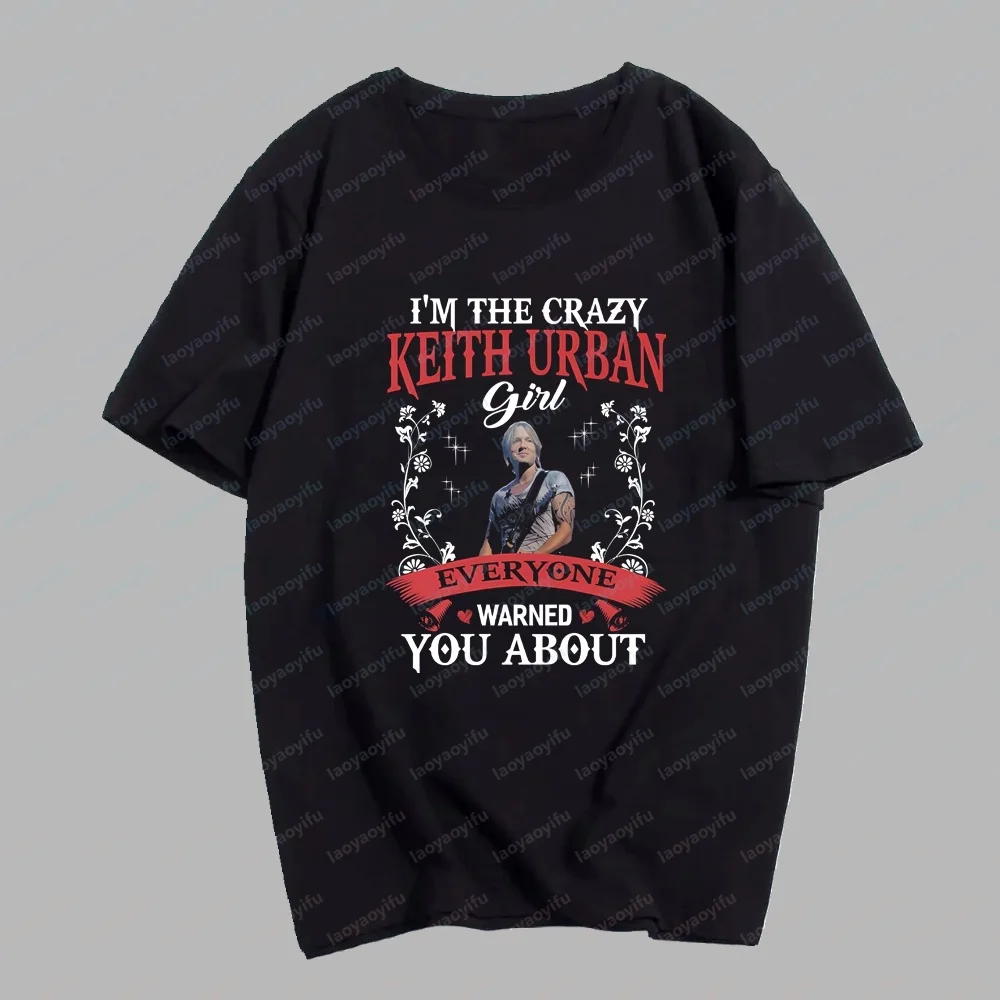 New Summer Tops and T-shirts By Keith Urban - Short-sleeved Men's and Women's Round-neck Shirts, Comfortable T-shirts