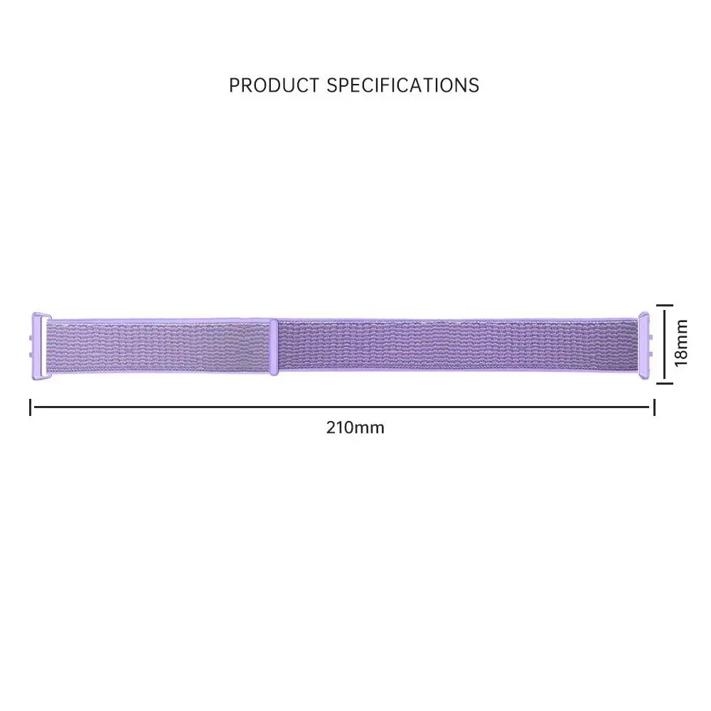 ソフトナイロンナイロンループストラップ交換用弾性ブレスレット調節可能なアクセサリー時計バンド Samsung Galaxy Fit 3 用