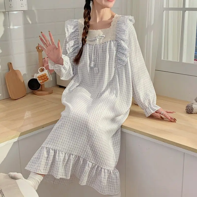 

Длинная ночная рубашка с длинным рукавом для беременных, осенняя длинная юбка, одежда для родов, юбка для кормления грудью, домашняя одежда, платье