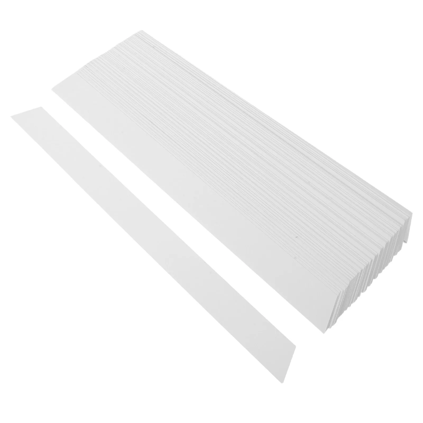 

100Pcs Shirts Collar Paper Stays Angled Single-Sided Dress Shirt Collar Inserts Support Strips White for Men's Formal Wear