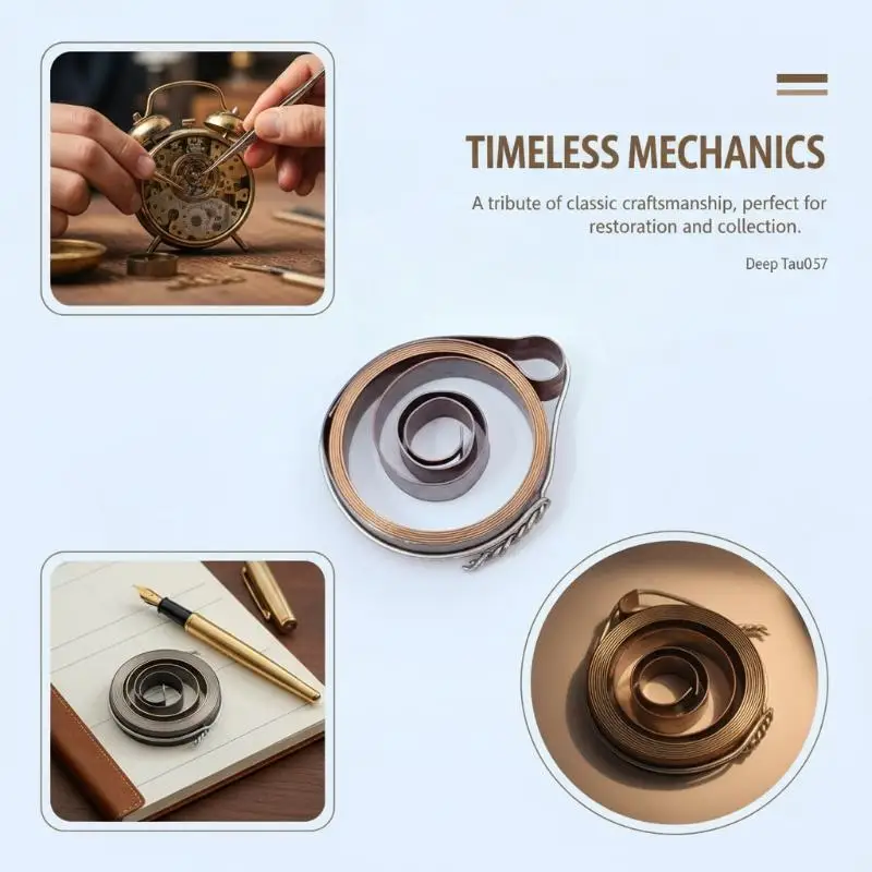 1Pc Metal General-purpose Running Line Clockwork Old-fashioned Mechanical Clocks Springs Three-five-inch Wall Clocks Metal Parts