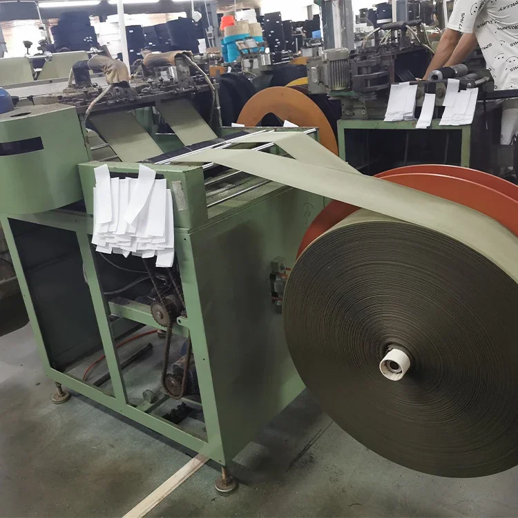 Automatic hook and loop fastener hook tape cutting machine