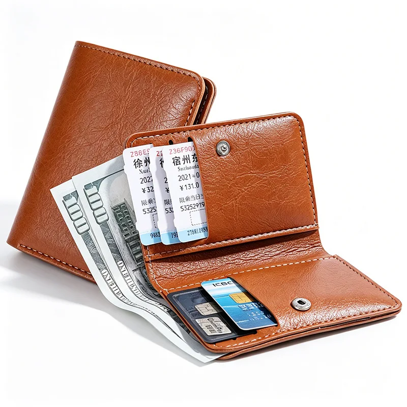Travel Passport Wallet Solid Colour PU Leather Multi Compartment Business Passport Case ID Card Storage Holder Case