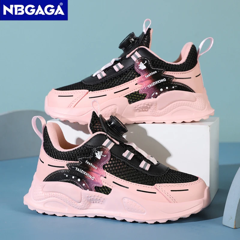 

Summer Net Children's Walking Sneakers Breathable Non-slip Casual Shoes for Boys Girls Lightweight Sports Running Tennis