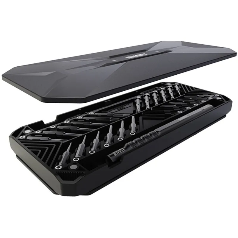 AB34-JAKEMY 1Set Precision Screwdriver Set, S2 Alloy Steel, Magnetic Tips, JM-8175
