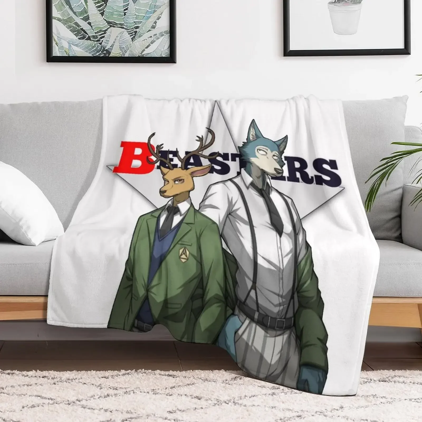 Louis & haru beastars Throw Blanket Sleeping Bag Luxury Brand Summer Beautifuls Blankets