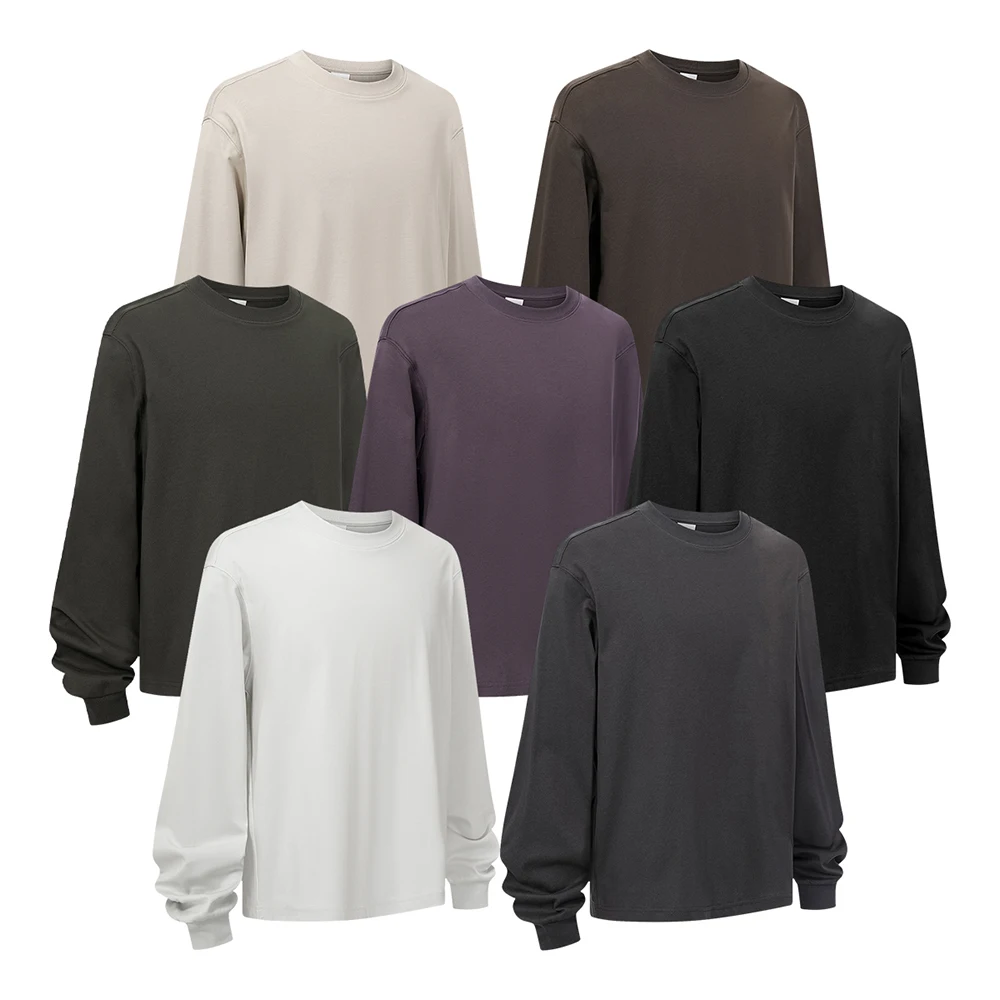 

Quick Dry Long Sleeve T-shirt Women High Quality Oversized Casual Men's T Shirts Couples Dress High Street New In Tops & Tees