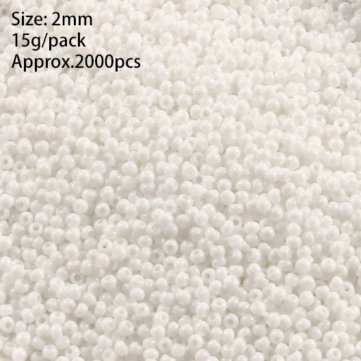 LNMBII Glass Seed Beads 2mm 2000 Pieces 5