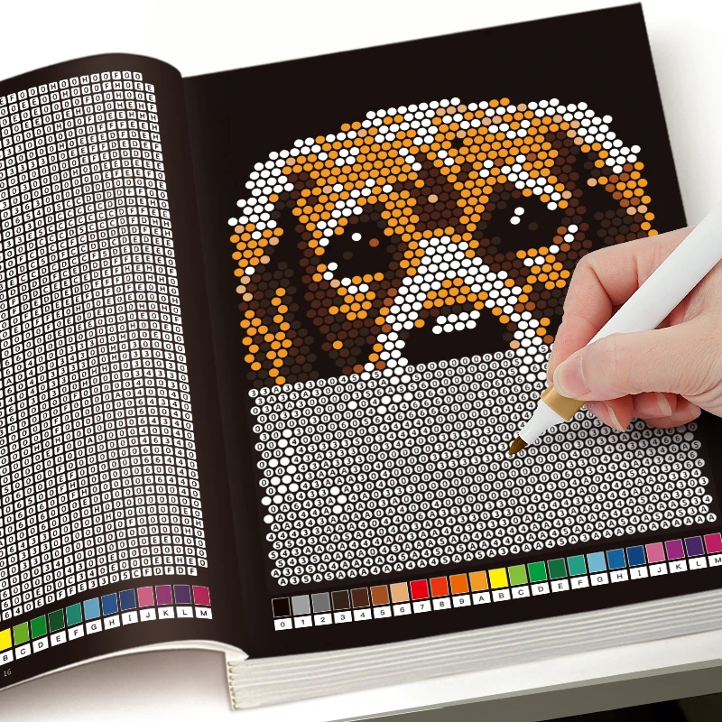 Multi-Theme Mysterious Mosaic Digital Coloring for Adults and Teenagers, Pixel Art Hidden Pattern Coloring Book, Relaxing and Mind-Soothing Drawing Activity, Creative Birthday Gift, Gift for Art Enthusiasts.