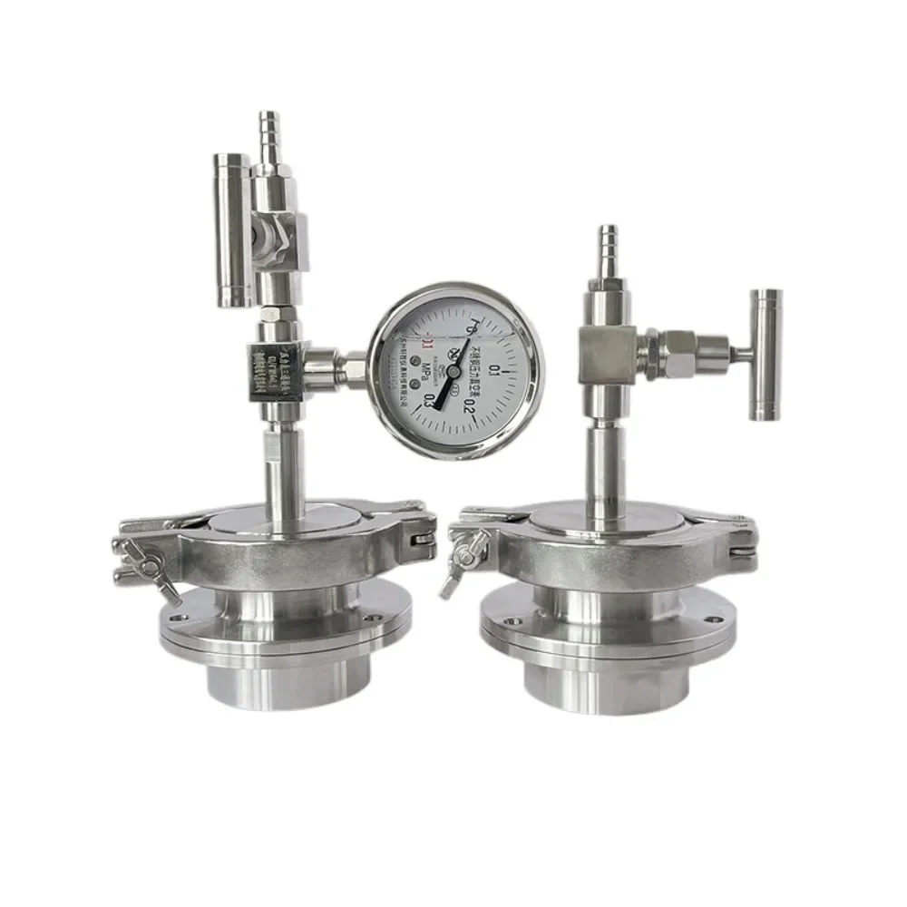 25mm -200mm Stainless Steel Flange Quick Release Quartz Tube Corundum Tube KF Tube Furnace Accessories High Vacuum Sealed Source