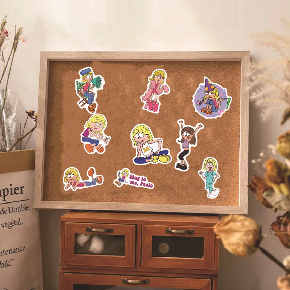 10/30/50pcs Anime Cartoon LIZZIE MCGUIRE Stickers Decal DIY Laptop Motorcycle Phone Suitcase Car Waterproof Scrapbooking Sticker